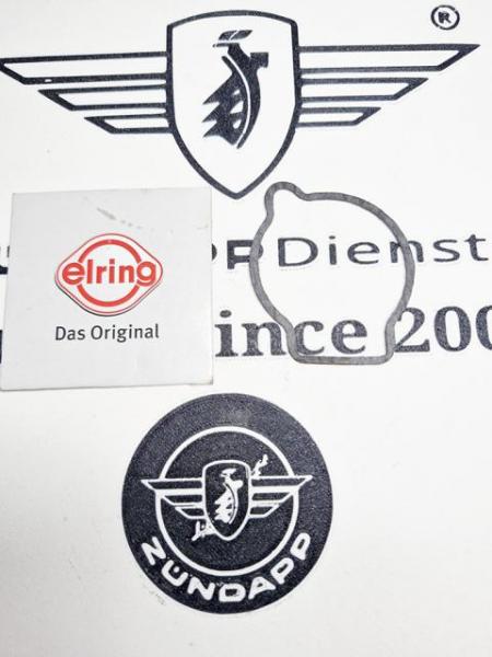 Zündapp Vergaser Schwimmerkammer Dichtung für Bing 19 passend - 276-04.922 " Elring - Das Original "